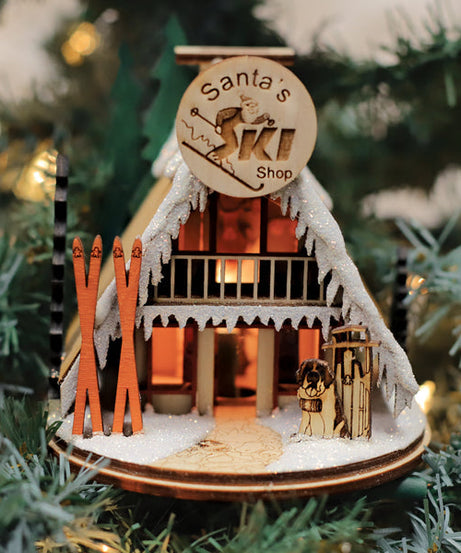 Alpine Ski Shop Ornament