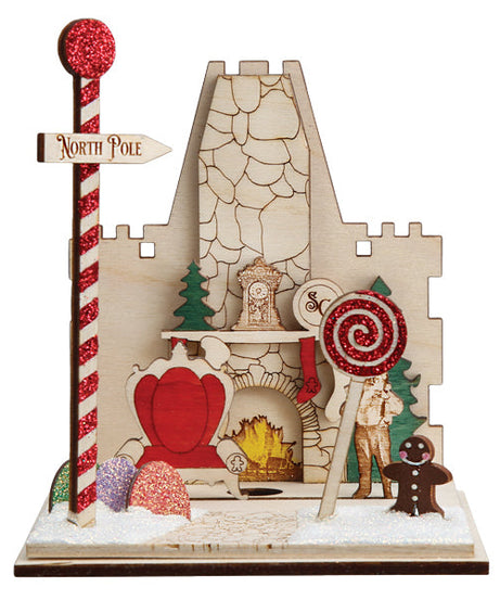 Santa's Magic Castle Ornament