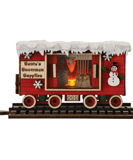 Snowman Box Car Ornament - Grazingbelles