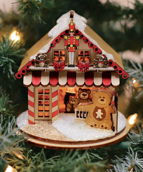 Teddy Bear Shop Ornament