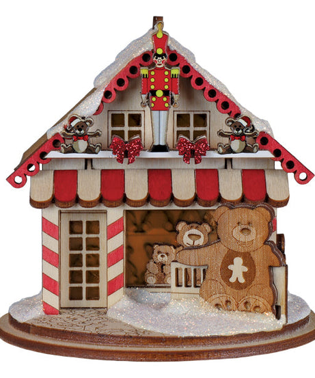 Teddy Bear Shop Ornament