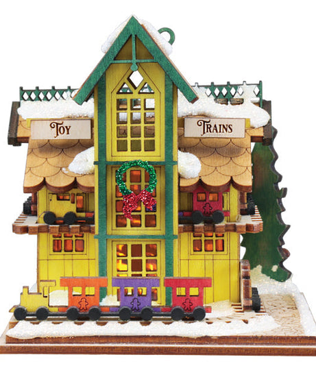 Toy Train Shop Ornament