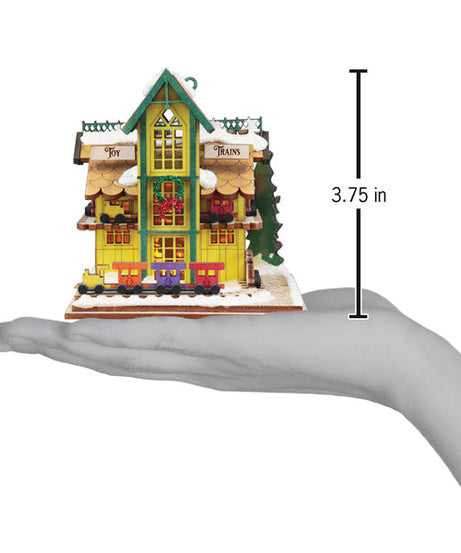 Toy Train Shop Ornament