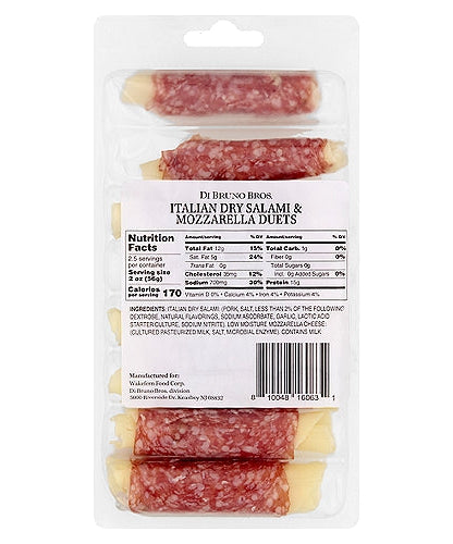 Italian Dry Salami & Mozzarella Duet