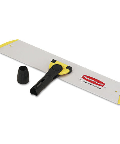 Rubbermaid HYGEN Quick Connect S-S Frame, Wet/Dry Mop 17.19w x 3d, Aluminum, Yellow (Q560) - Grazingbelles