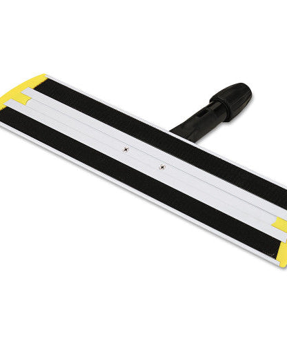 Rubbermaid HYGEN Quick Connect S-S Frame, Wet/Dry Mop 17.19w x 3d, Aluminum, Yellow (Q560) - Grazingbelles