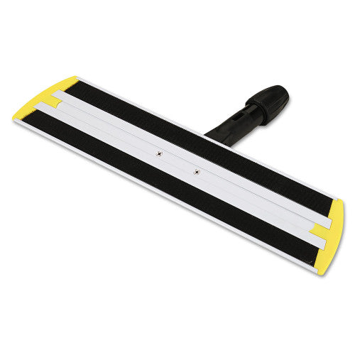 Rubbermaid HYGEN Quick Connect S-S Frame, Wet/Dry Mop 17.19w x 3d, Aluminum, Yellow (Q560) - Grazingbelles