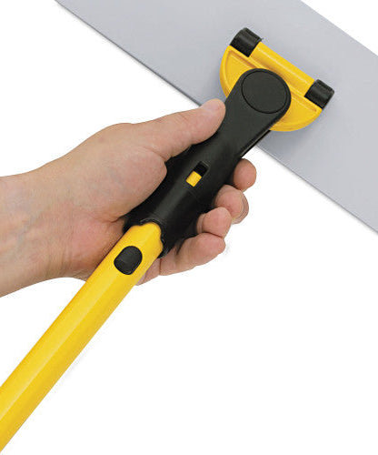 Rubbermaid HYGEN Quick Connect S-S Frame, Wet/Dry Mop 17.19w x 3d, Aluminum, Yellow (Q560) - Grazingbelles