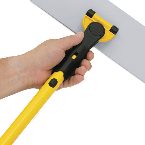 Rubbermaid HYGEN Quick Connect S-S Frame, Wet/Dry Mop 17.19w x 3d, Aluminum, Yellow (Q560) - Grazingbelles