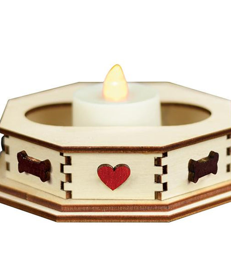 Tealight Display-Bone(Sm)