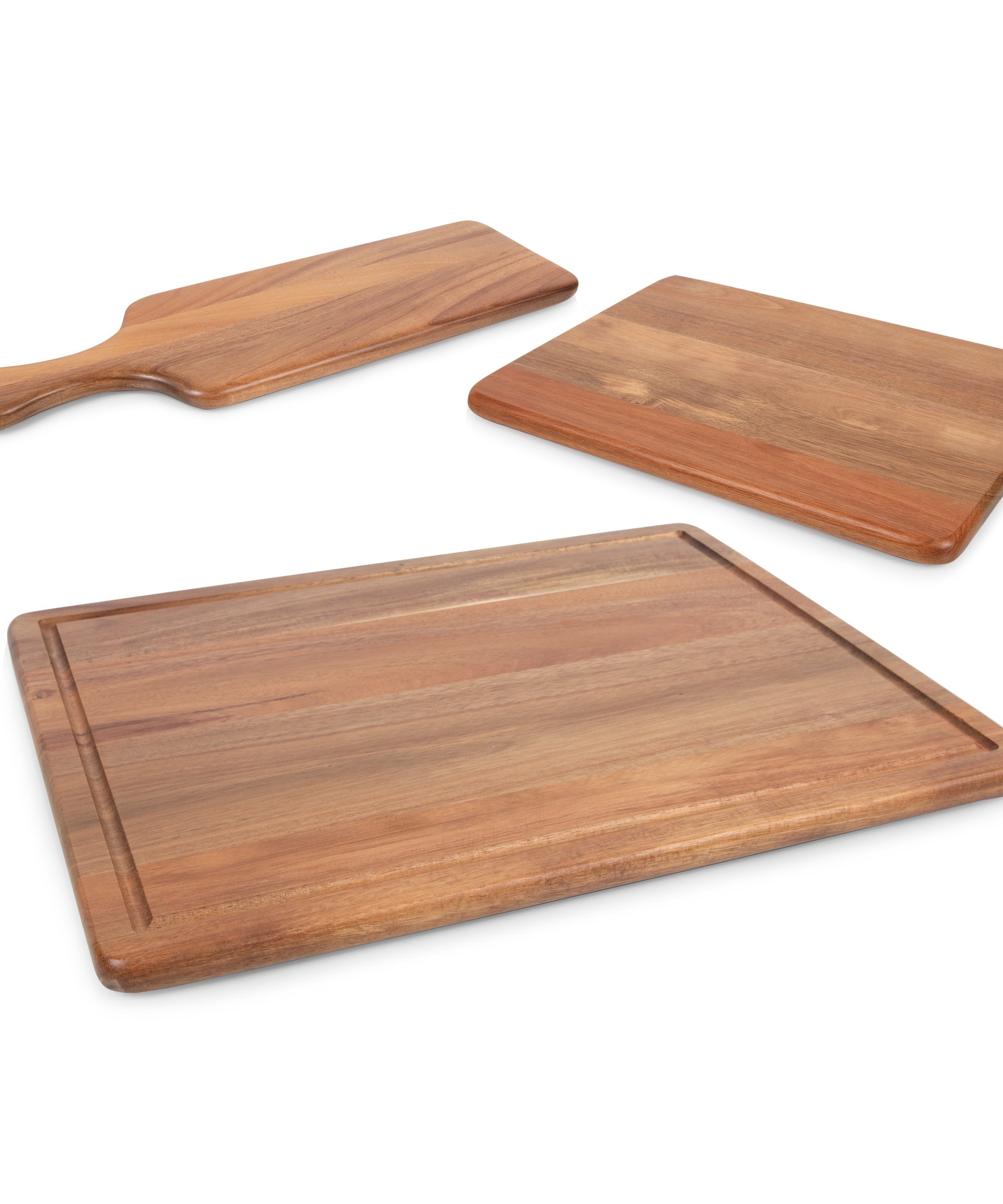 Picnic Time 3-Piece Acacia Wood Charcuterie Board Set