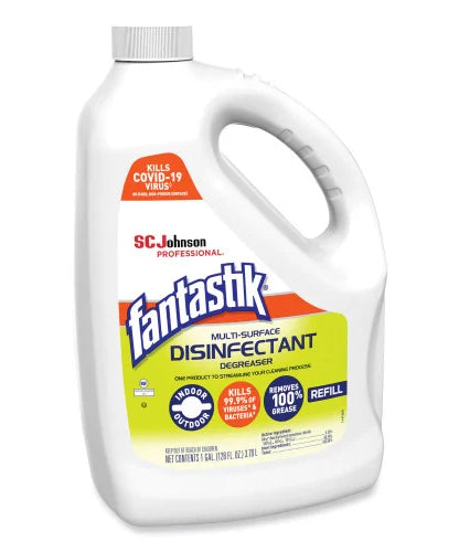 Fantastik® Multi-Surface Disinfectant Degreaser, Pleasant Scent, 1 Gal. Bottle, 4 Bottles (311930) - Grazingbelles