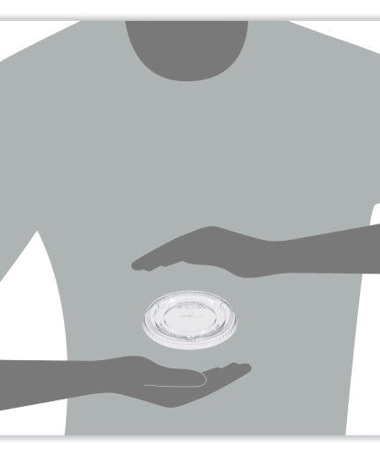 Dart Plastic Cold Cup Lids, Fits 32 oz Cups, Clear, 500/Carton (636TS) - Grazingbelles