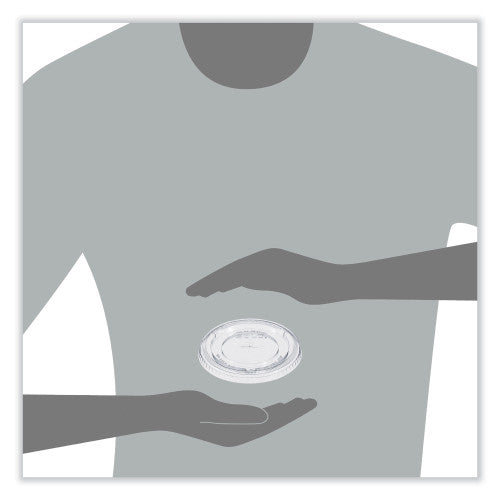 Dart Plastic Cold Cup Lids, Fits 32 oz Cups, Clear, 500/Carton (636TS) - Grazingbelles