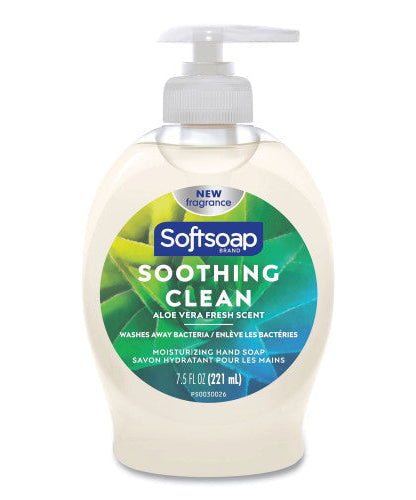 Softsoap Moisturizing Hand Soap, Aloe Scent, 7.5 oz, 6/Carton (45634) - Grazingbelles