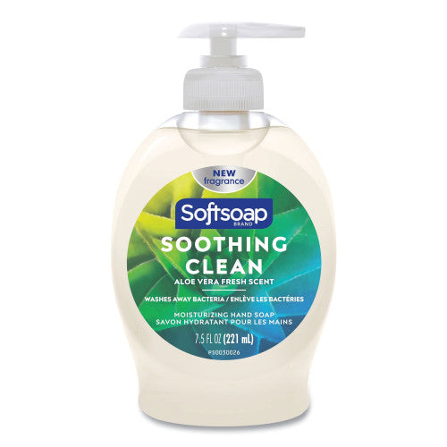 Softsoap Moisturizing Hand Soap, Aloe Scent, 7.5 oz, 6/Carton (45634) - Grazingbelles