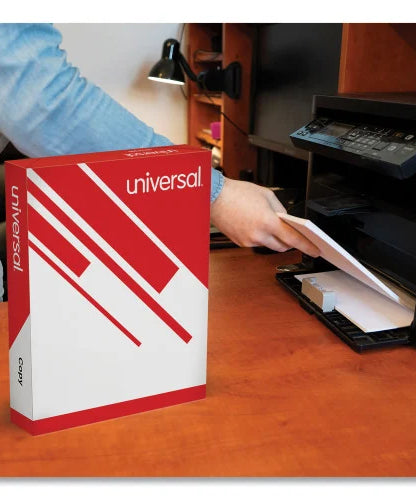 Universal Copy Paper, 92 Bright, 20 lb Bond Weight, 8.5 x 11, White, 500 Sheets/Ream, 10 Reams/Carton (UNV21200)