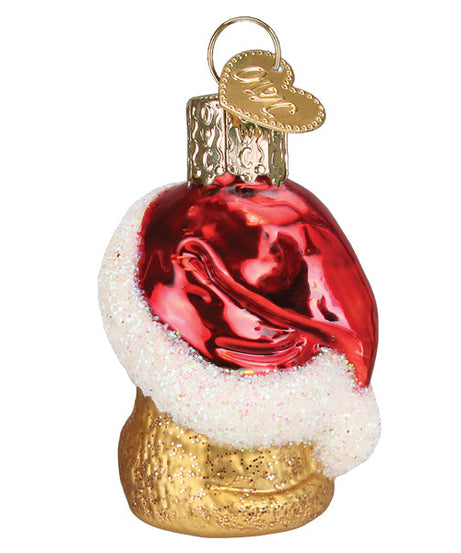 Mini Santa's Kitten Ornament