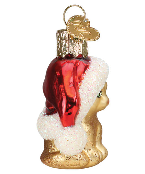 Mini Santa's Kitten Ornament