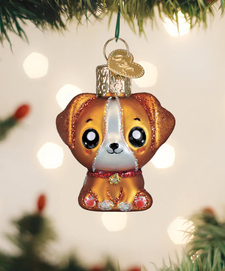 Mini Kawaii Dog Ornament