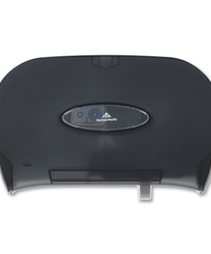 Georgia Pacific Professional Two-Roll Bathroom Tissue Dispenser, 13.56 x 5.75 x 8.63, Smoke (59206) - Grazingbelles