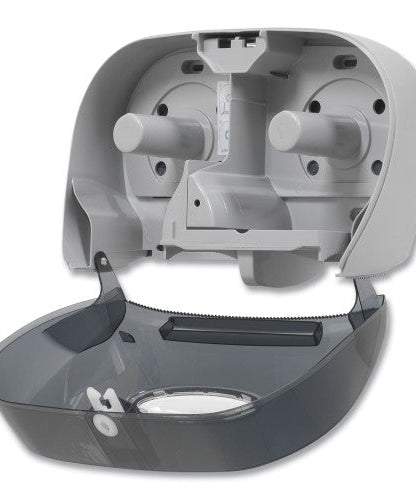 Georgia Pacific Professional Two-Roll Bathroom Tissue Dispenser, 13.56 x 5.75 x 8.63, Smoke (59206) - Grazingbelles