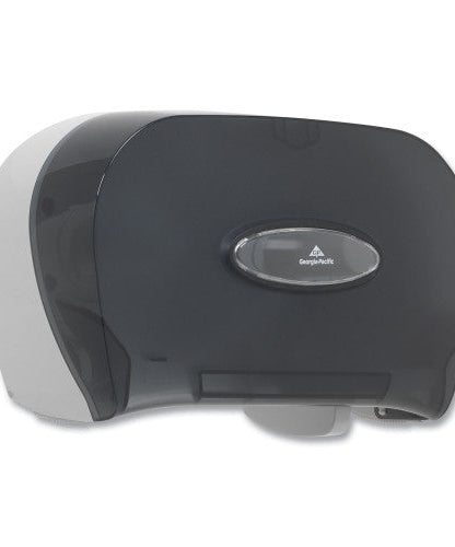 Georgia Pacific Professional Two-Roll Bathroom Tissue Dispenser, 13.56 x 5.75 x 8.63, Smoke (59206) - Grazingbelles