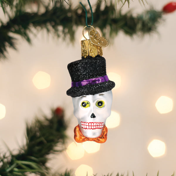 Mini Top Hat Skeleton Ornament - Grazingbelles