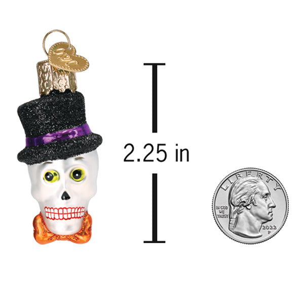 Mini Top Hat Skeleton Ornament - Grazingbelles