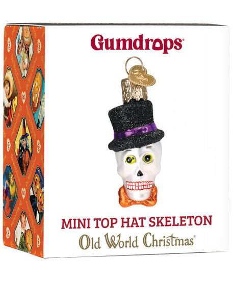 Mini Top Hat Skeleton Ornament - Grazingbelles