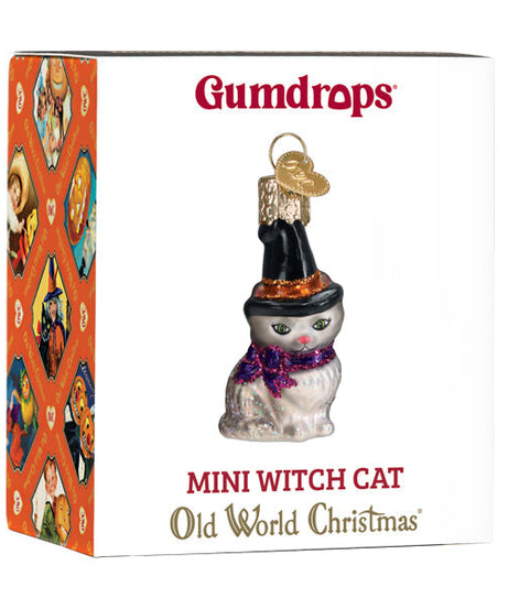 Mini Witch Cat Ornament - Grazingbelles