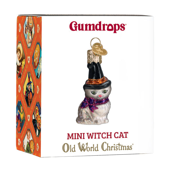 Mini Witch Cat Ornament - Grazingbelles