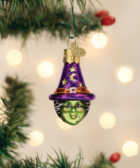 Mini Witch Head Ornament - Grazingbelles
