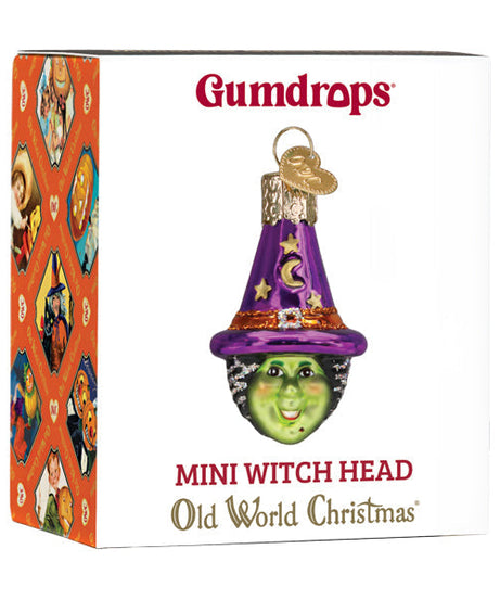 Mini Witch Head Ornament - Grazingbelles