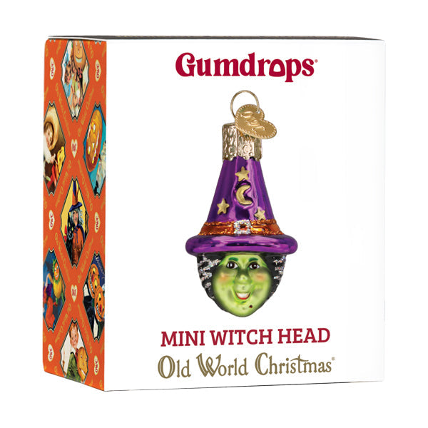 Mini Witch Head Ornament - Grazingbelles