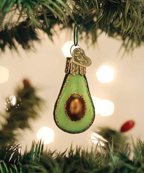 Mini Avocado Ornament