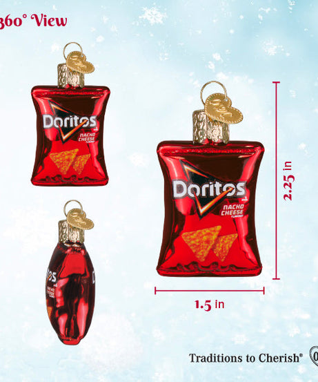 Mini Doritos Nacho Cheese Ornament