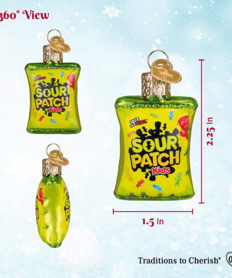 Mini Sour Patch Kids Package Ornament