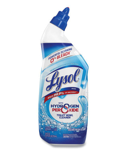 Lysol® Toilet Bowl Cleaner w/Hydrogen Peroxide, 24 oz., 9 Bottles (98011)