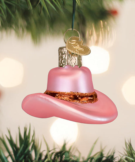 Mini Cowgirl Hat Ornament