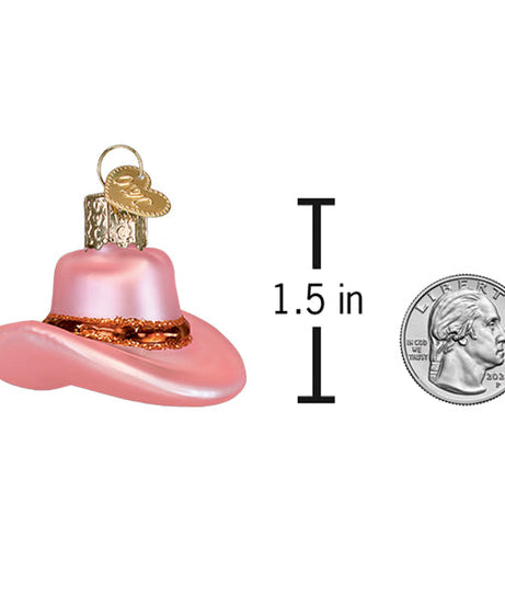 Mini Cowgirl Hat Ornament