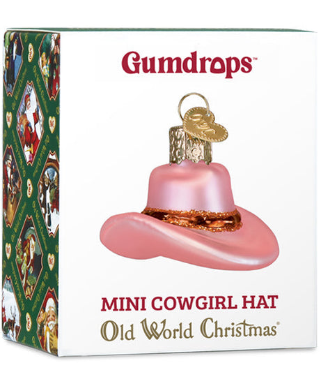 Mini Cowgirl Hat Ornament