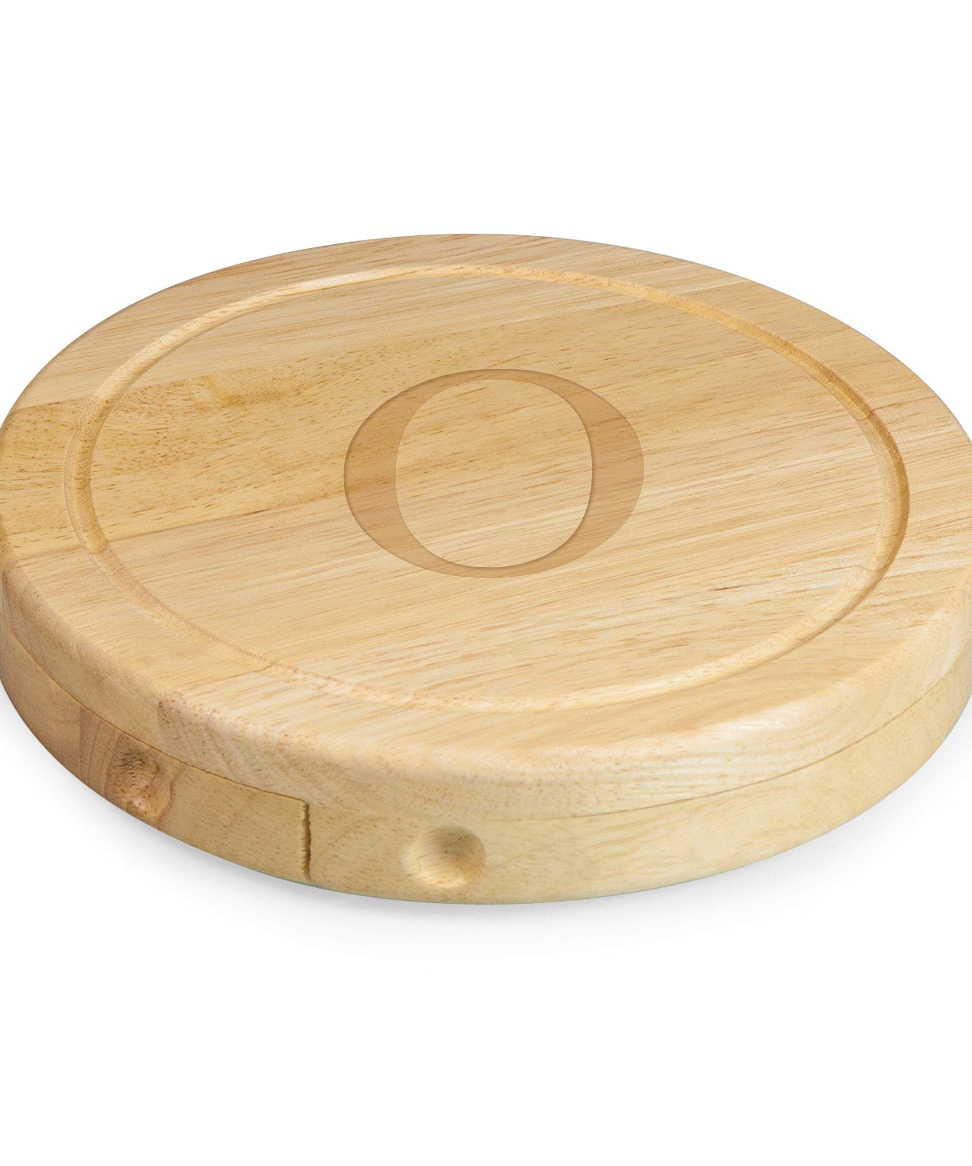 Monogram - Parawood Brie Cheese Cutting Board & Tools Set