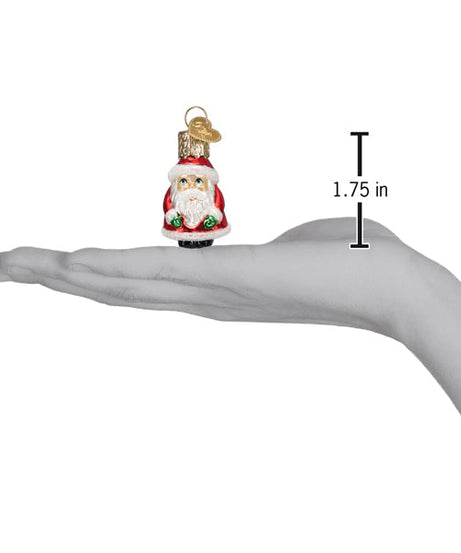 Mini Santa Ornament