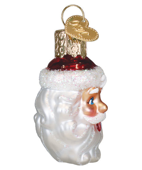 Mini Winking Santa Ornament