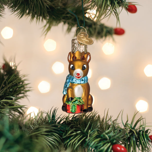 Mini Rudolph The Red-Nosed Reindeer Ornament - Grazingbelles