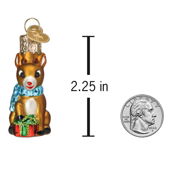 Mini Rudolph The Red-Nosed Reindeer Ornament - Grazingbelles