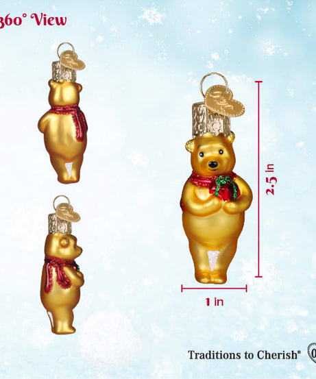 Mini Winnie With Gift Ornament
