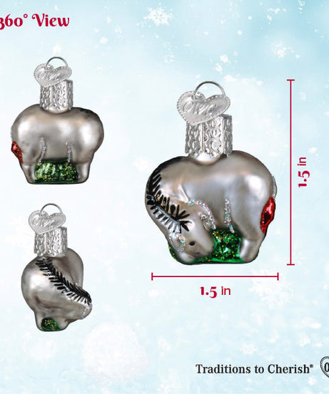 Mini Eeyore Ornament