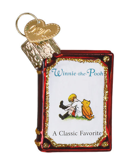 Mini Winnie-The-Pooh Book Ornament